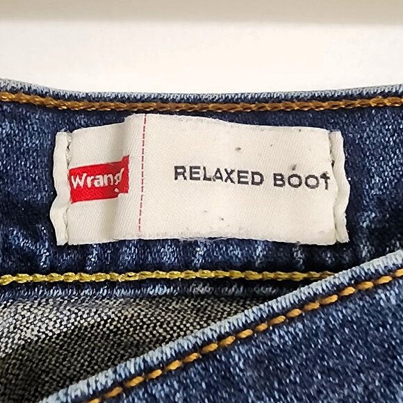 Men's Big & Tall Wrangler Relaxed Bootcut Jeans 42x32 - Picture 5 of 6